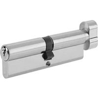 Yale 6 Pin Euro Thumbturn Cylinder 35-10-35mm Nickel in Silver Brass