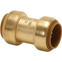 Pegler Yorkshire Tectite Classic Push Fit Straight Coupler 22mm in Gold Copper