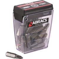 Abracs S2 Screwdriver Bits PH2 (25 Pack) in Grey Steel