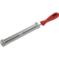 Hawksmoor Universal Chainsaw Chain Sharpener in Red/Silver Plastic