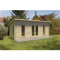 Forest Garden Arley 6.0m x 3.0m Cabin (Double Glazed