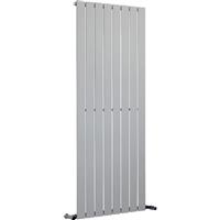 Ximax Oxford Single Designer Radiator 1500 x 595mm 3201Btu in Silver Steel