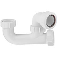McAlpine SM10 50mm Seal Bath Trap with Cleaning Eye 1 1/2" in White Plastic