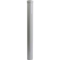 Baxi Flue Extension 1m with Fixing Screws in White
