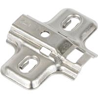 Hafele Flanged Mounting Plate Trade Pack (10 Pack) in Nickel