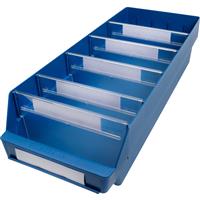 Barton Blue Shelf Bin 600 x 240 x 150mm (10 Pk) Steel