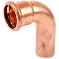 Made4Trade Press Fit Street Elbow Gas 15mm in Copper