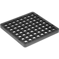 Aquaflow 160mm x 160mm Square Gully Grid in Black
