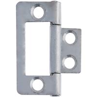 Eclipse Flush Hinge Bright Zinc 40mm (20 Pack) in Silver Steel