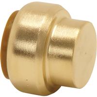 Pegler Yorkshire Tectite Classic Push Fit Stop End 15mm in Gold Copper