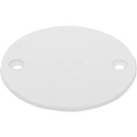 Profix PVC Conduit Box Lid Round in White