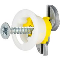GripIt Plasterboard Fixings 15mm (25 Pack) in Yellow Plastic