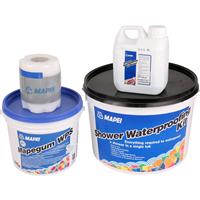 Mapei Shower Waterproofing Kit in Grey