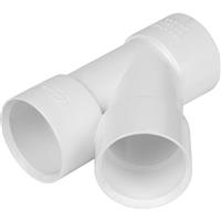 Aquaflow Solvent Weld 135deg Branch 40mm in White