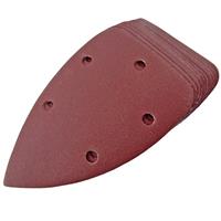 Toolpak Detail Sanding Sheets 140mm 240 Grit (10 Pack) Aluminium