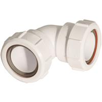 McAlpine Multi Fit 90deg Bend 1 1/2" MT4 in White