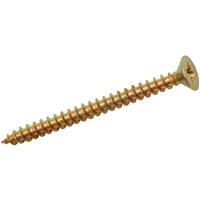 Forgefix Single Thread Countersunk Pozi Screw 6.0 x 90mm (100 Pack) in Gold