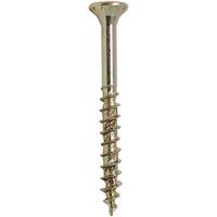 ForgeFast Multi Purpose Self Drilling Wood Screw 3.5 x 50mm (200 Pack) in Gold Steel