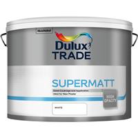 Dulux Trade Supermatt Emulsion Paint 10L in White