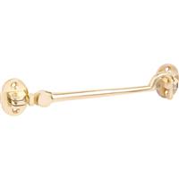 Brass Cabin Hook 150mm in Gold