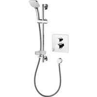 Ideal Standard Easybox Concealed Thermostatic Bar Mixer Shower Square in Chrome Brass/Stainless Steel