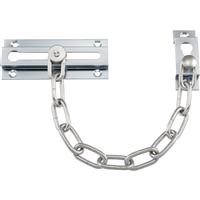 Eclipse Door Chain Satin Chrome in Silver