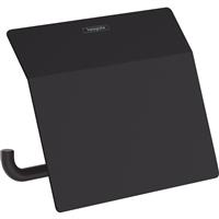 Hansgrohe AddStoris Roll Holder Matt in Black Metal
