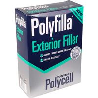Polycell Trade Polyfilla Exterior Filler 2kg in White Resin
