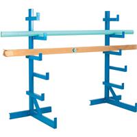 Barton 6 Tier Single Heavy Duty Horizontal Bar Rack (2 Pk) Steel