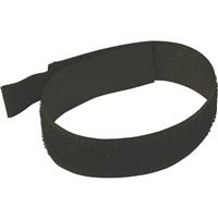 Unbranded Hook & Loop Cable Ties 300mm (10 Pack) in Black Nylon