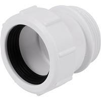 McAlpine Compression & BSP Straight Connector 40mm T31U in White
