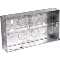Appleby Metal Back Box 2 Gang 25mm