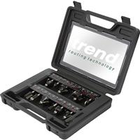 Trend 1/4" Router Cutter Set (12 Piece) Plastic