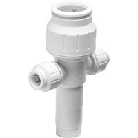 JG Speedfit Manifold 2 Port with Stem 22mm x 10mm in White Polybutylene