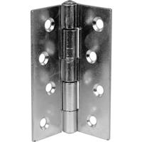 Perry Strong Butt Hinge Zinc Plated (2 Pack) in Steel