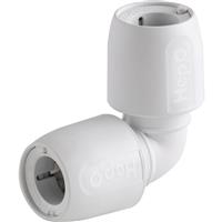 Hep2O 90deg Elbow 15mm in White Plastic