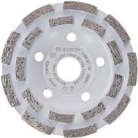 Bosch Double Row Diamond Concrete Grinding Head 125 x 22.23mm