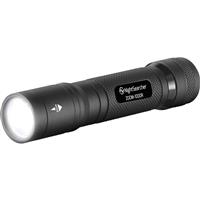 Nightsearcher Zoom 1000R Compact Rechargeable Flashlight 1000lm in Black Aluminium