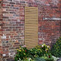 Forest Garden Slatted Trellis 180cm(h) x 60cm(w) (6 Pack) in Natural Timber