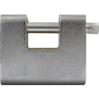 Squire Watchman Armoured Warehouse Padlock 80 x 11 x 29mm KA in Silver Steel