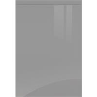 Kitchen Kit Flatpack J-Pull Super Gloss Sample in Dust Grey