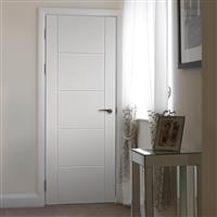 JB Kind Tigris Internal Door FD30 44 x 1981 x 838mm in White Mdf