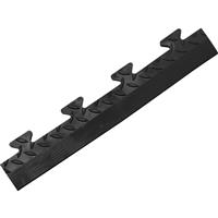 Blue Diamond Tuff-Tile Diamond Edge 50cm - Male (4 Pack) in Black PVC