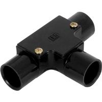 Profix 20mm PVC Conduit Inspection Tee in Black