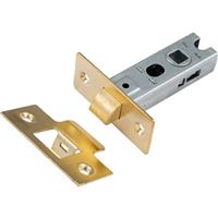 Eclipse Premium Sprung Bolt Thru Tubular Mortice Latch 63mm Electro in Brass