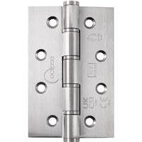 Eclipse Grade 7 Washered Hinge 102mm Satin (2 Pack) in Silver Stainless Steel