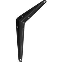 Rothley London Shelf Bracket Matt 150 x 125mm in Black Steel
