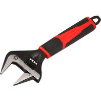 Minotaur Adjustable Wide Jaw Wrench 8" OJC 39mm in Black Steel