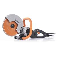 Evolution R255DCT 255mm Electric Disc Cutter with Premium Diamond Blade 230V Rubber