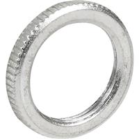 Deta Metal Conduit Milled Edge Lockring ZP 20mm in Silver